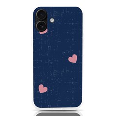 Corazones, Blue, Pattern Iphone 16 Plus Tpu Uv Print Case by kyorashop23