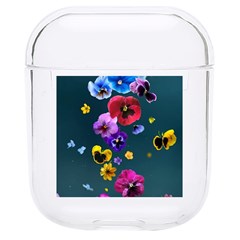 Falling Flowers, Art, Coffee Cup Hard Pc Airpods 1/2 Case by kyorashop23