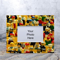 Lego People, Games White Tabletop Photo Frame 4 x6  by kyorashop23