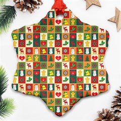 Template Christmas Pattern Ornament (snowflake) by Proyonanggan