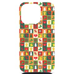 Template Christmas Pattern Iphone 14 Pro Black Uv Print Pc Hardshell Case by Proyonanggan