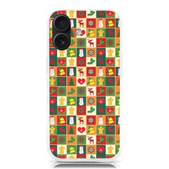 Template Christmas Pattern Iphone 16 Tpu Uv Print Case by Proyonanggan