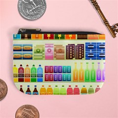 Supermarket Shelf Products Snacks Mini Coin Purse by Cemarart
