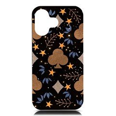 Seamless Pattern Repeat Repetition Iphone 16 Black Uv Print Pc Hardshell Case by Sabxi