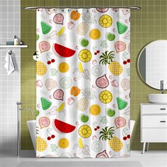 Pattern Seamless Texture Fruit Shower Curtain 48  X 72  (small)  by Sabxi