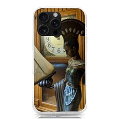 Erte Figurine And A Clock Iphone 16 Pro Max Tpu Uv Print Case by bestdesignintheworld