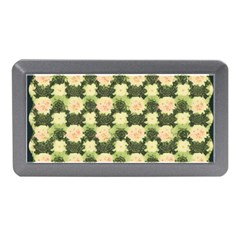 Retro 1880s Flowers Pattern 15 Memory Card Reader (mini) by violetheavensky