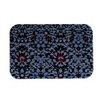 Gothic Leaf Pattern 6 Open Lid Metal Box (Silver)   Front