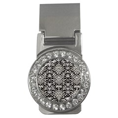 Gothic Leaf Pattern 4 Money Clips (cz)  by violetheavensky