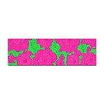 Mid Century Retro Floral 1970s 1960s Pattern 98 Sticker Bumper (100 pack) Front