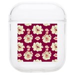 Retro 1880s Flowers Pattern Soft TPU AirPods 1/2 Case Front