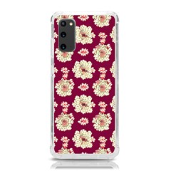 Retro 1880s Flowers Pattern Samsung Galaxy S20 6 2 Inch Tpu Uv Case by violetheavensky