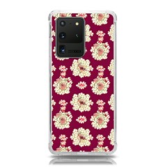 Retro 1880s Flowers Pattern Samsung Galaxy S20 Ultra 6 9 Inch Tpu Uv Case by violetheavensky