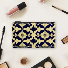 Royal Fractal Pattern 3 Cosmetic Bag (small) by violetheavensky