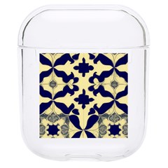 Royal Fractal Pattern 3 Hard Pc Airpods 1/2 Case by violetheavensky