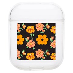Retro 40s 50s Flowers Pattern Halloween 3 Soft Tpu Airpods 1/2 Case by violetheavensky