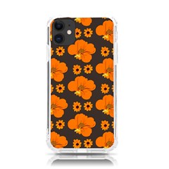 Retro 40s 50s Flowers Pattern Halloween 2 Iphone 11 Tpu Uv Print Case by violetheavensky