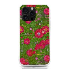 Mid Century Retro Floral 1970s 1960s Pattern 88 Iphone 16 Pro Max Tpu Uv Print Case by violetheavensky