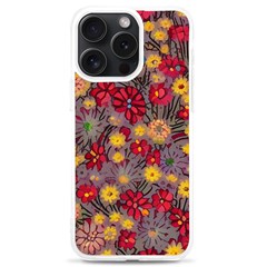 Mid Century Retro Floral 1970s 1960s Pattern 90 Iphone 15 Pro Max Tpu Uv Print Case by violetheavensky