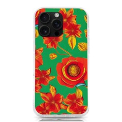 Mid Century Retro Floral 1970s 1960s Pattern 89 Iphone 16 Pro Max Tpu Uv Print Case by violetheavensky