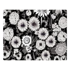 Mid Century Retro Floral 1970s 1960s Pattern 87 Mid Century Retro Floral 1970s 1960s Pattern 86 Premium Plush Fleece Blanket (large) by violetheavensky