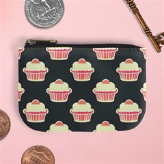 Retro 40s 50s Cupcake Pattern 4 Mini Coin Purse by violetheavensky