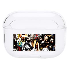 Jesus Christ Modern Halftone Pattern Hard Pc Airpods Pro Case by snek