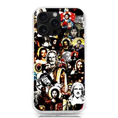 Jesus Christ Modern Halftone Pattern Iphone 16 Pro Max Tpu Uv Print Case by snek