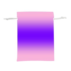 Cotton Candy Pink To Indigo Violet Bilinear Gradient Lightweight Drawstring Pouch (l) by GradientsOmbre