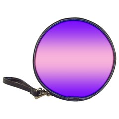 Indigo Violet To Cotton Candy Pink Bilinear Gradient Classic 20-cd Wallets by GradientsOmbre