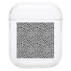 Black White Leopard Soft Tpu Airpods 1/2 Case by DinkovaArt
