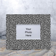 Giraffe Pattern (2) White Tabletop Photo Frame 4 x6  by DinkovaArt