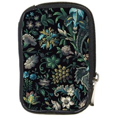 Pattern Flower Plants Leaves Nature Compact Camera Leather Case by Tsamara