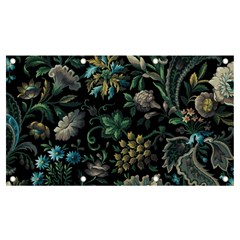 Pattern Flower Plants Leaves Nature Banner And Sign 7  X 4  by Tsamara