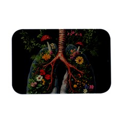 Lungs Health Open Lid Metal Box (silver)   by Sabxi