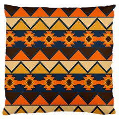 Aztec Mexico Inca Mayan Design Standard Premium Plush Fleece Cushion Case (one Side) by Tsamara