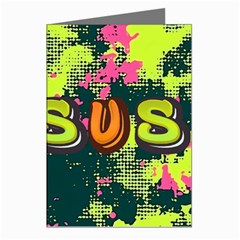 Neon Jesus 8375771 Greeting Cards (pkg Of 8) by Jabberwonkers