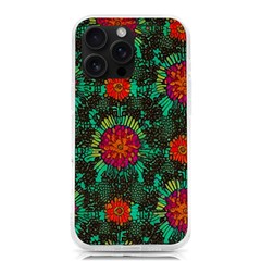 Mid Century Retro Floral 1970s 1960s Pattern 72 Iphone 16 Pro Max Tpu Uv Print Case by violetheavensky