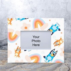 Bluey White Tabletop Photo Frame 4 x6  by avitendut