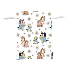 Bluey, Bluey Merch, Bluey Pattern, Bluey Bluey, Bingo, Bluey Design, Bluey Dog Lightweight Drawstring Pouch (m) by avitendut