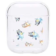 Bluey, Bluey Merch, Bluey Pattern, Bluey Bluey, Bingo, Bluey Design, Bluey Dog Hard Pc Airpods 1/2 Case by avitendut