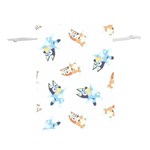Bluey, Bluey merch, Bluey pattern, Bluey Bluey, bingo, Bluey design, bluey dog Lightweight Drawstring Pouch (M) Front