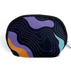 Abstract Topographic Accessory Pouch (medium) by Tsamara