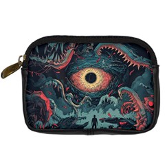 Monsters Nightmare Digital Camera Leather Case by Tsamara
