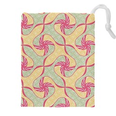Abstract Pattern Design Scrapbooking Drawstring Pouch (4xl) by Paksenen