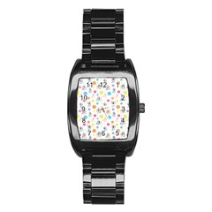 Bluey, Bluey Merch, Bluey Pattern, Bluey Bluey, Bingo, Bluey Design, Bluey Dog Stainless Steel Barrel Watch by avitendut