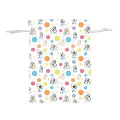 Bluey, Bluey Merch, Bluey Pattern, Bluey Bluey, Bingo, Bluey Design, Bluey Dog Lightweight Drawstring Pouch (m) by avitendut