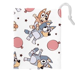 Bluey, Bluey Merch, Bluey Pattern, Bluey Bluey, Bingo, Bluey Design, Bluey Dog Drawstring Pouch (4xl) by avitendut