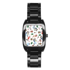 Bluey, Bluey Merch, Bluey Pattern, Bluey Bluey, Bingo, Bluey Design, Bluey Dog Stainless Steel Barrel Watch by avitendut