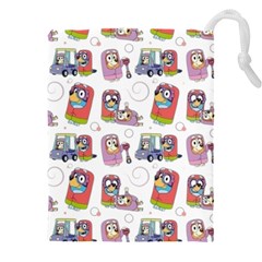 Bluey, Bluey Merch, Bluey Pattern, Bluey Bluey, Bingo, Bluey Design, Bluey Dog Drawstring Pouch (5xl) by avitendut